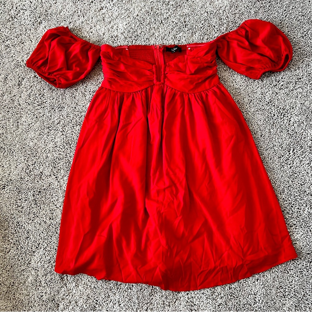 Lulus red mini dress